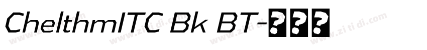 ChelthmITC Bk BT字体转换